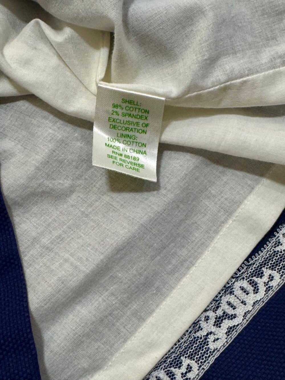 Lilly Pulitzer Bowen Strapless Dress Blue Embroidered Cocktail Party Size 2 - Picture 10 of 12